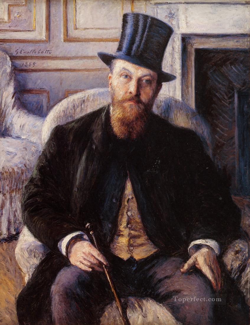 Portrait of Jules Dubois Gustave Caillebotte Oil Paintings